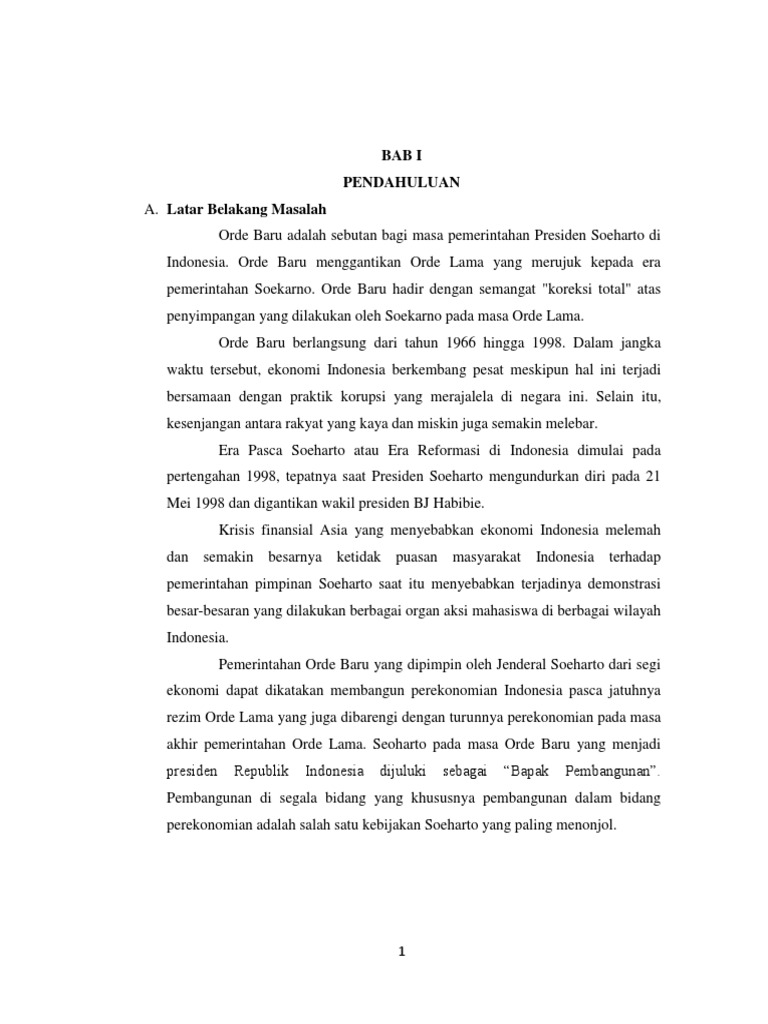 Kebijakan Pemerintah