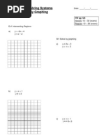 3.3 - Solving Systems Inequalities by Graphing