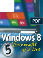 Windows 8 Five Minutes at A Time