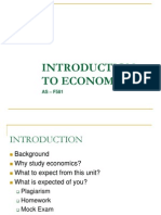 Introduction To Economics Week