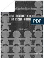 As Técnicas Freinet Da Escola Moderna - Célestin Freinet em Portugues (Scanneado)