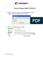 Configuration 2604 IP MSAN