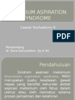 meconium aspiration sydrome