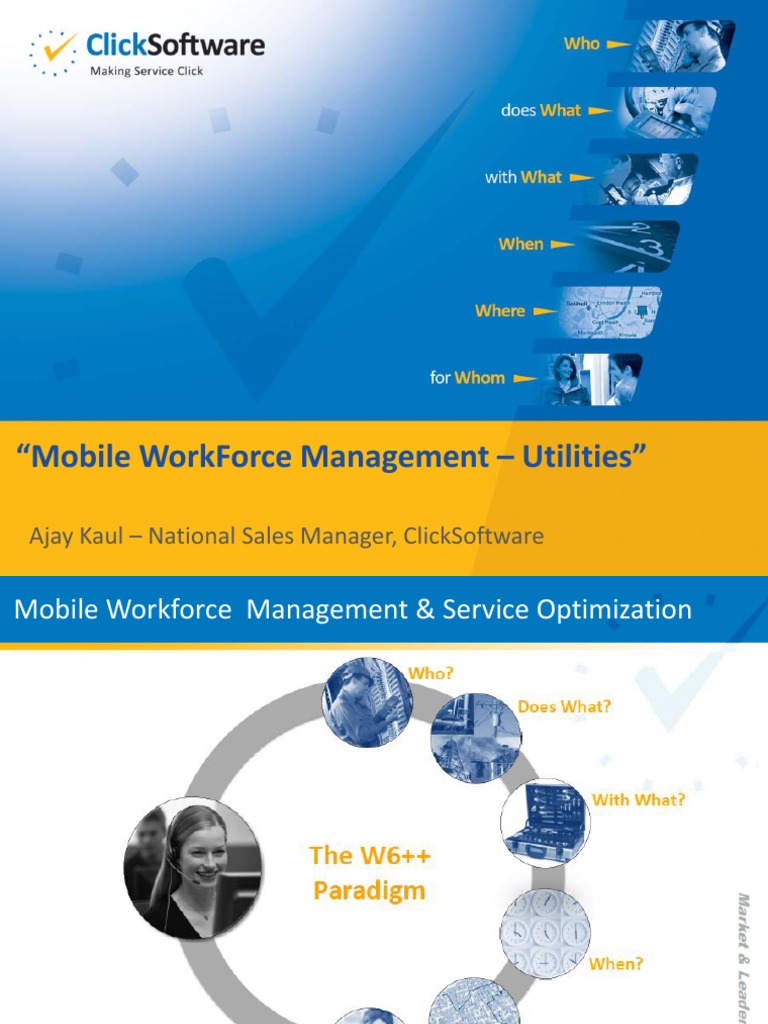 "Mobile WorkForceManagement - Utilities | PDF | Scheduling (Computing ...
