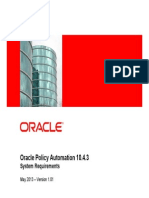 Oracle Policy Automation 10.4.3: System Requirements