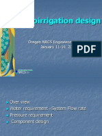 Micro Irrigation Design Method