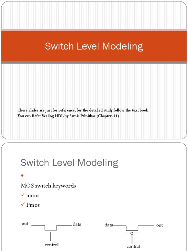 SwitchLevel and Memories | PDF | Cmos | Computer Memory