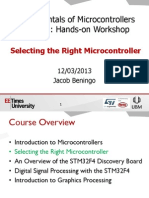 Fundamentals of Microcontrollers (MCU's) : Hands-On Workshop