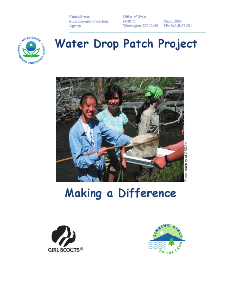 Water Drop Patch Project Guide | PDF | Groundwater | Wetland
