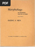 Download NIDA Eugene Morphology the Descriptive Analysis of Words by Mario Markovi SN206054171 doc pdf
