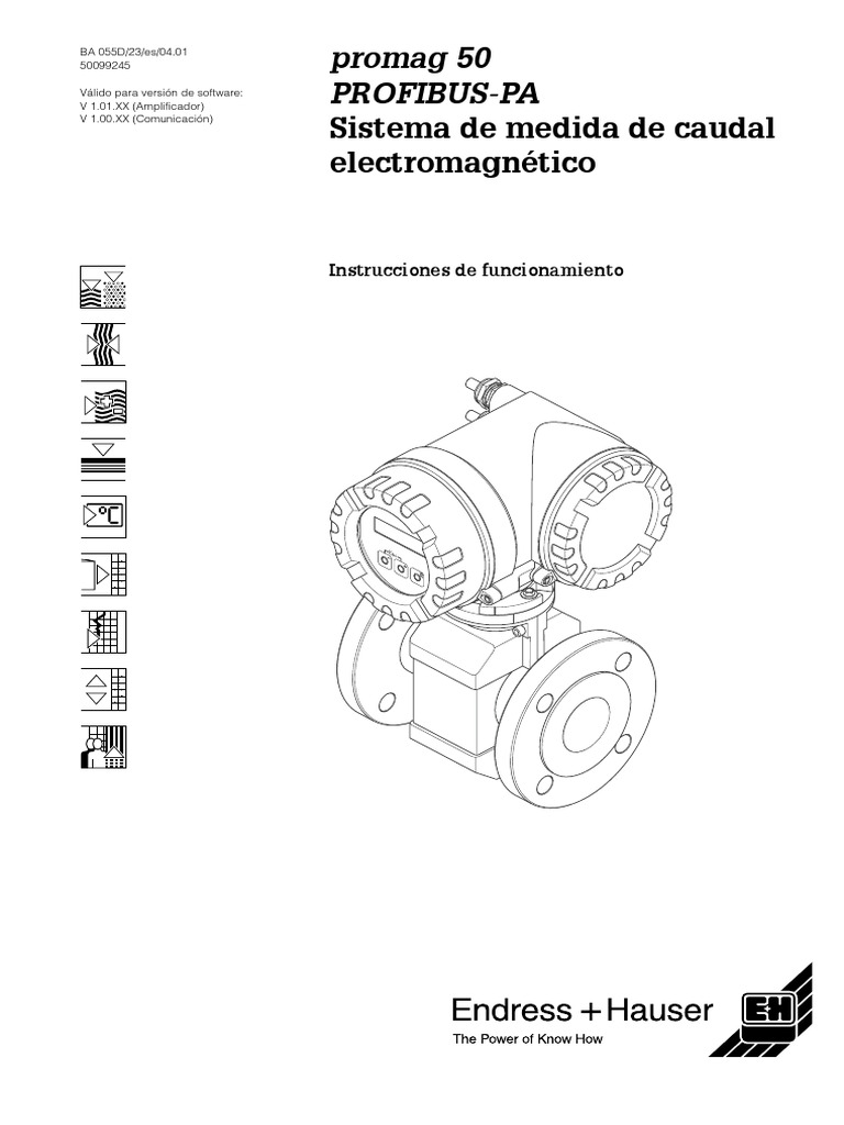 Promag 50 E+h - 1 | PDF | Tubo vacío | Vacío