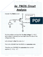 Example PMOS Circuit Analysis