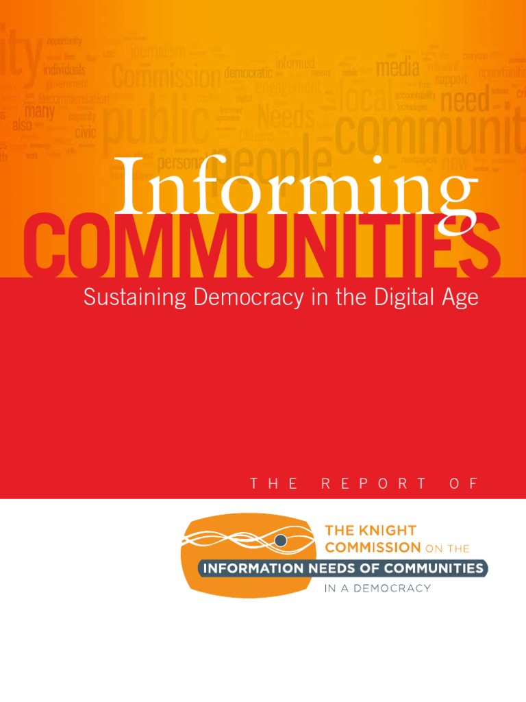 Informing Communities: Sustaining Democracy in The Digital Age | PDF ...