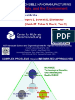 Health, Safety, and The Environment: Thrust 4: Responsible Nanomanufacturing