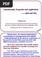 Download Nanomaterials Properties and Applications ZnO and TiO by Materials Research Institute SN20607948 doc pdf