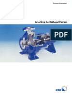 Selecting Centrifugal Pumps Data