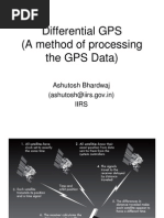 Differential GPS (A Method of Processing The GPS Data)