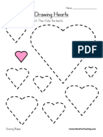 Drawing Hearts Worksheet