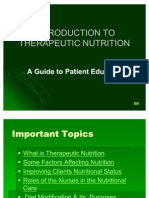 Chapter 12 Therapeutic Nutrition