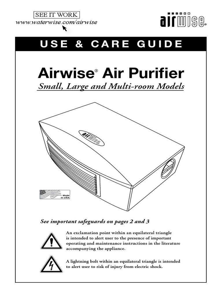 Airwise Air Purifier PDF