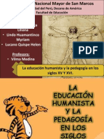 Educación Humanista Del Siglo 15 y 16 Al 100% (Ultimo)