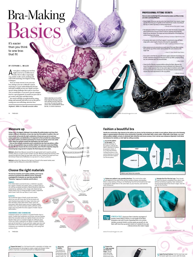 bra pattern making – a word is elegy to what it signifies