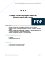 Tp3 Passage de La Commande Manuelle A La Commande Electrique