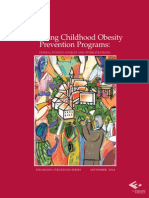 Obesity Prevention