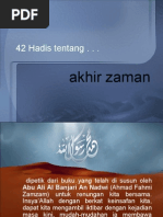 40 Hadis Tentang Peristiwa Akhir Zaman + Matan Hadis Arab