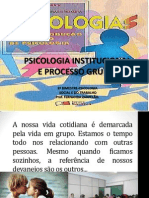 3 Bimestre Psicologia Institucional e Proc Grupal