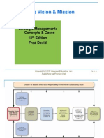 David SM Chapter 2 PPT by Fred R David Stategic Management Concepts and Cases 13th Edition