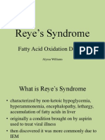 Reyes Syndrome