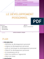 Le Développement Personnel (A Presenter)