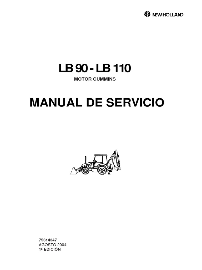 Lb90 Lb110 Manual De Servicio Neumatico Eje
