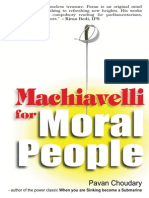 Machiavelli For Moral People