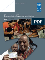 PNUD Informe-El Fomento de La Ad To de Las Personas y Las Instituciones (2008)