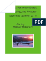 Iceland: Renewable Energy, Technology, and Resource Economics (Summer 2014)