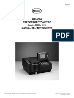 DR 4000 Manual Del Instrumento-Spanish