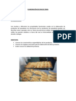 Elaboración de Pan de Yema