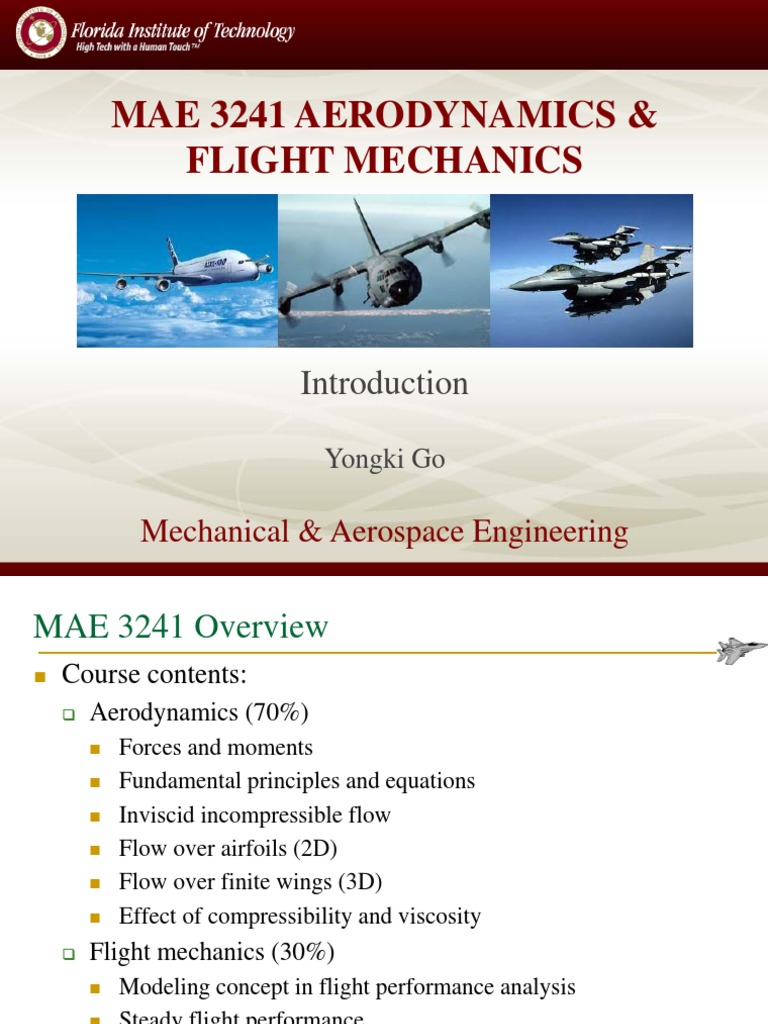 Flight Mechanics and Aerodynamics Overview | PDF | Flight | Aerodynamics