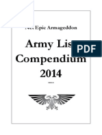 Netea Army List Compendium 2014