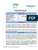 Formulacion y Evaluacion de Proyectos Ec114 Con Nucleos Problemicos PDF