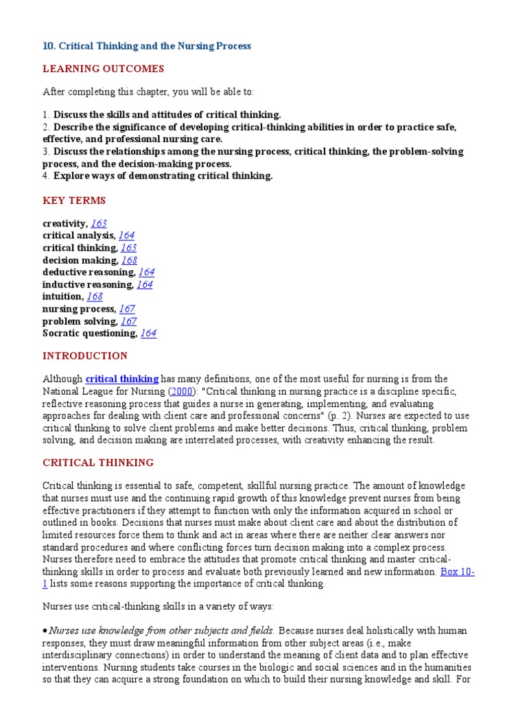 Critical thinking analysis image