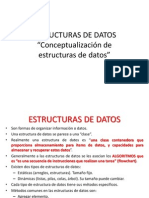 Estructuras de datos: conceptualización