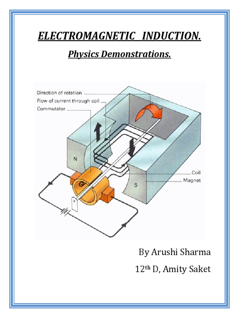 assignment of physics on electromagnetic induction