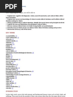 Download 5 Values Ethics And Advocacy LEARNING OUTCOMES After Completing This by twy113 SN20624578 doc pdf