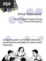 Download Group Discussions ppt by ArunaML SN20625787 doc pdf