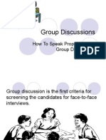 Group Discussions ppt