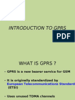 Introduction To Gprs