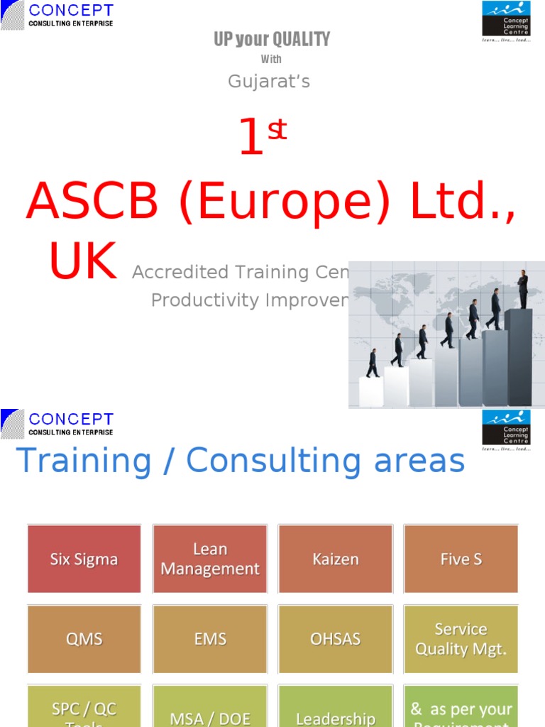Gujarat's Premier Quality Training Center | PDF | Six Sigma | Lean ...